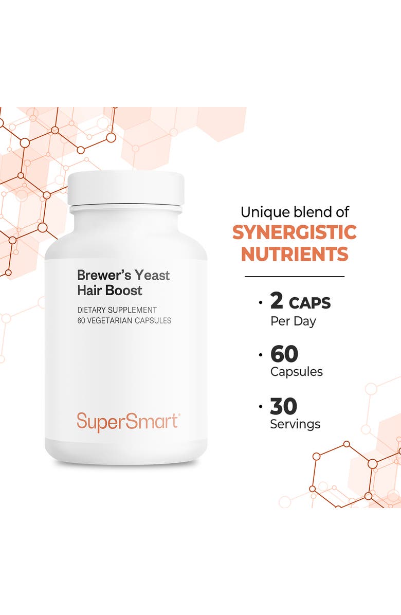 SuperSmart Brewer's Yeast Hair Boost, Alternate, color, NO COLOR