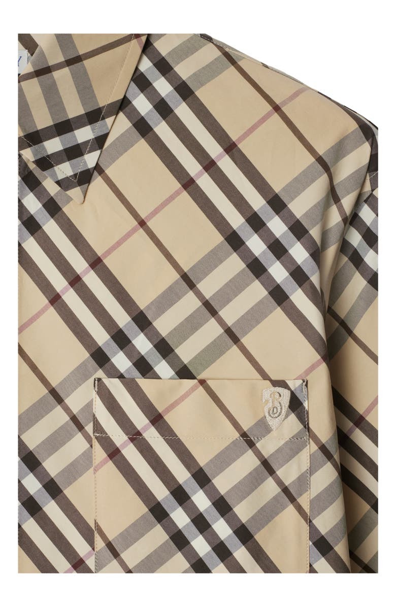 Burberry Relaxed Fit Check Cotton Shirt, Alternate, color, 