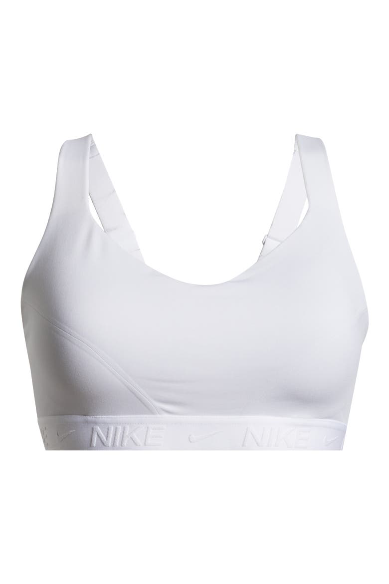 Indy Dri-FIT High Support Sports Bra, Alternate, color, 100 WHITE/WHITE