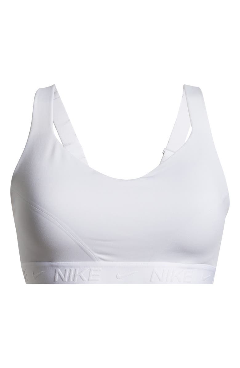 Nike Indy Dri-FIT High Support Sports Bra, Alternate, color, White/ Stone Mauve/ White