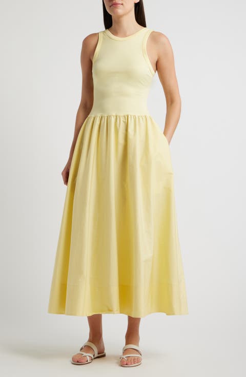 Sleeveless Fit & Flare Maxi Dress