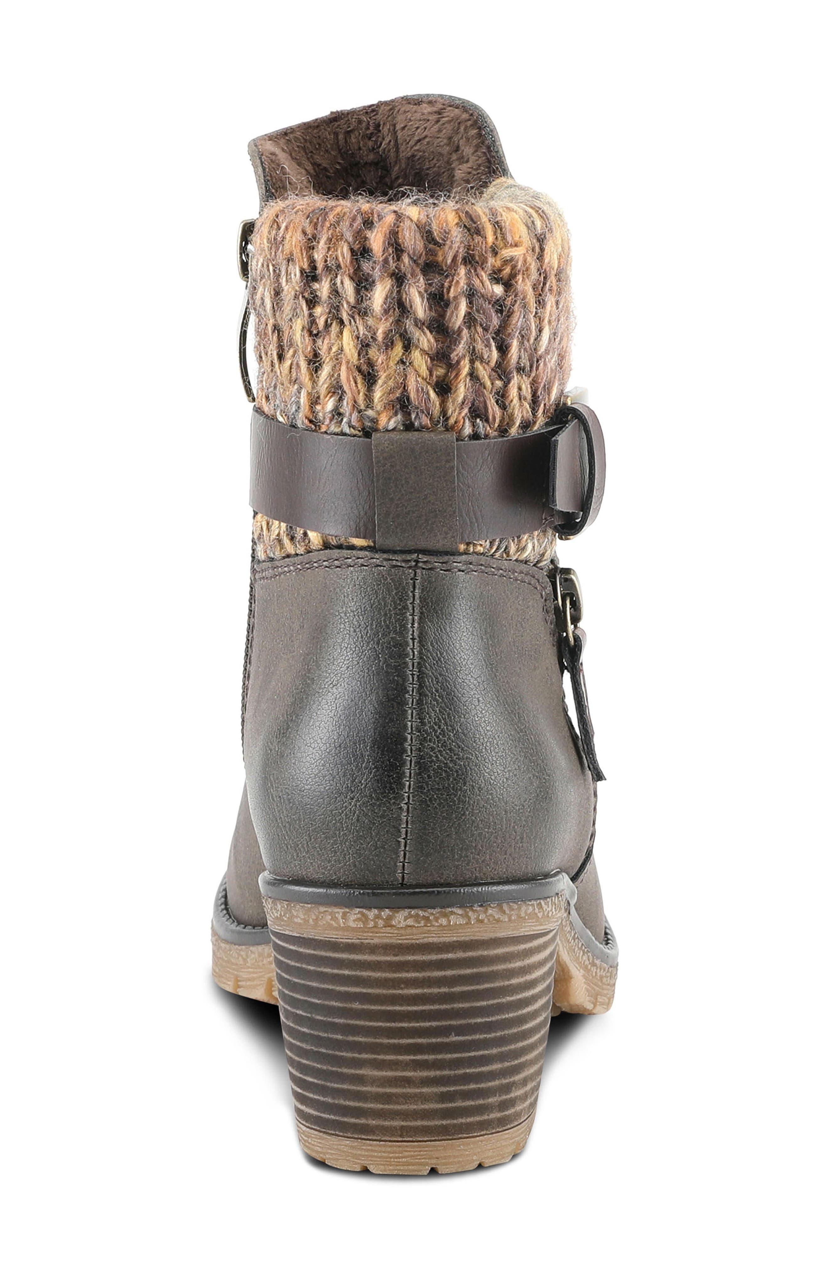 Spring Step Rene Water Resistant Bootie, Alternate, color, Olive Green