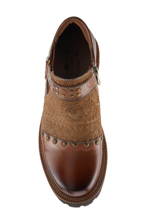 L'artiste By Spring Step Noriella Bootie In Brown