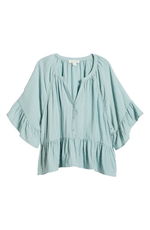 TREASURE & BOND TREASURE & BOND RUFFLE PEPLUM TOP 