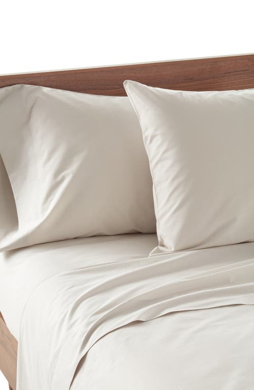 Nordstrom At Home Percale Sheet Set In Grey Vapor