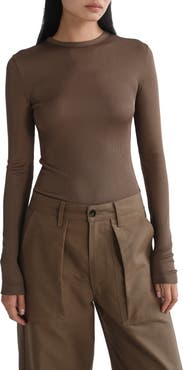 AGOLDE Delphi Slim Ribbed Tee