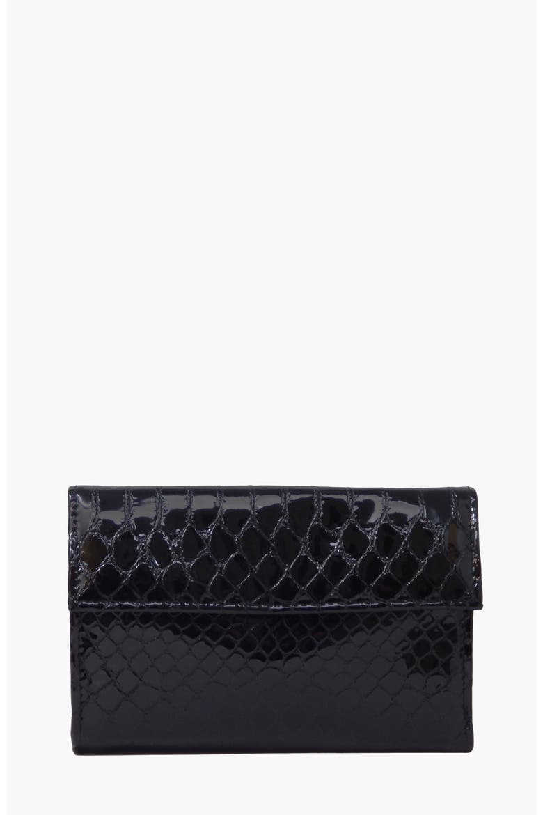 Gallop 204 Patent Leather Wallet, Alternate, color, Black