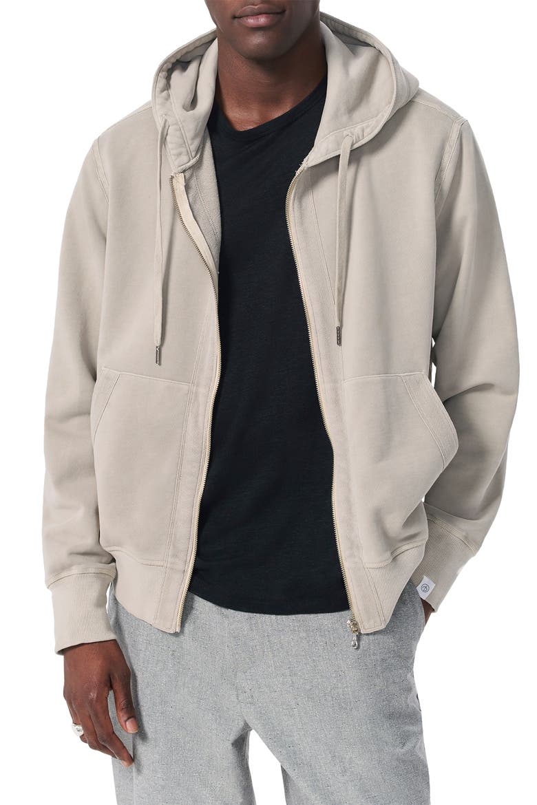 Carlin Taped Hoodie, Main, color, STONE