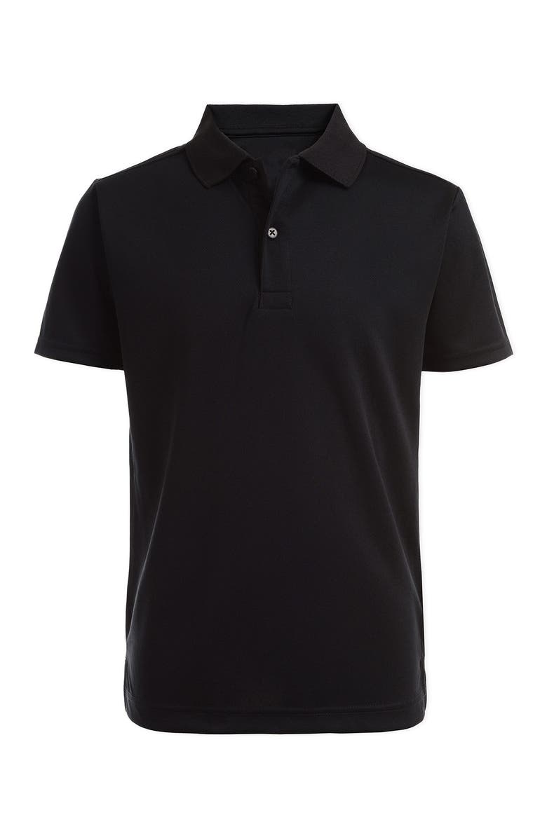 Nautica Short Sleeve Performance Polo Uniform Shirt, Main, color, 