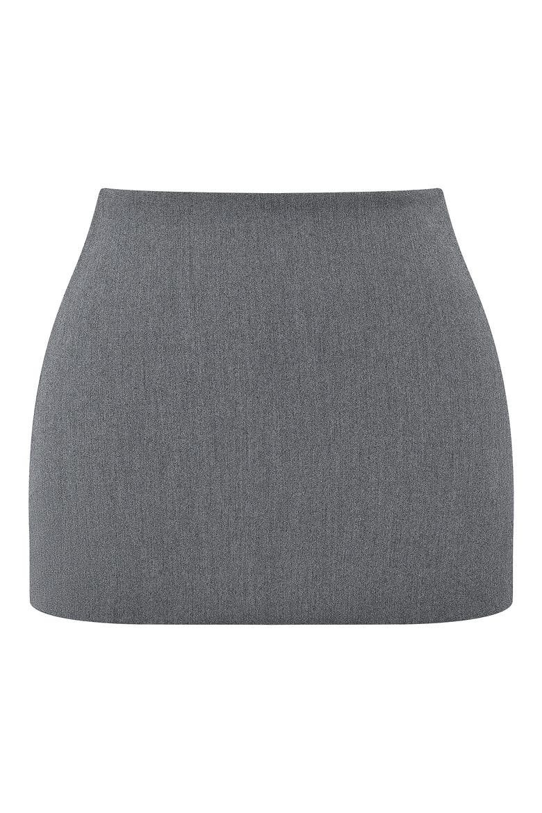 Jessamine Miniskirt, Alternate, color, GREY