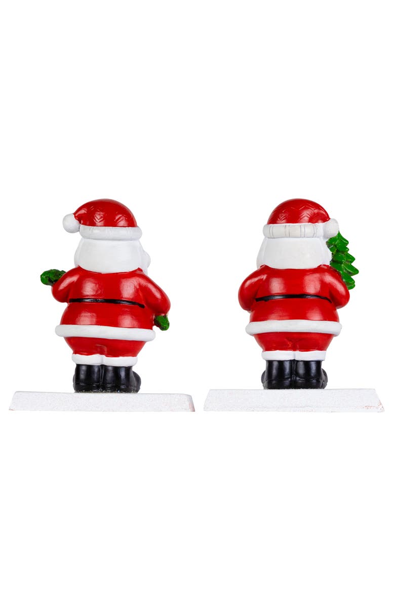 Northlight Santa Claus Christmas Stocking Holders - 4.75" - Set of 2, Alternate, color, Red