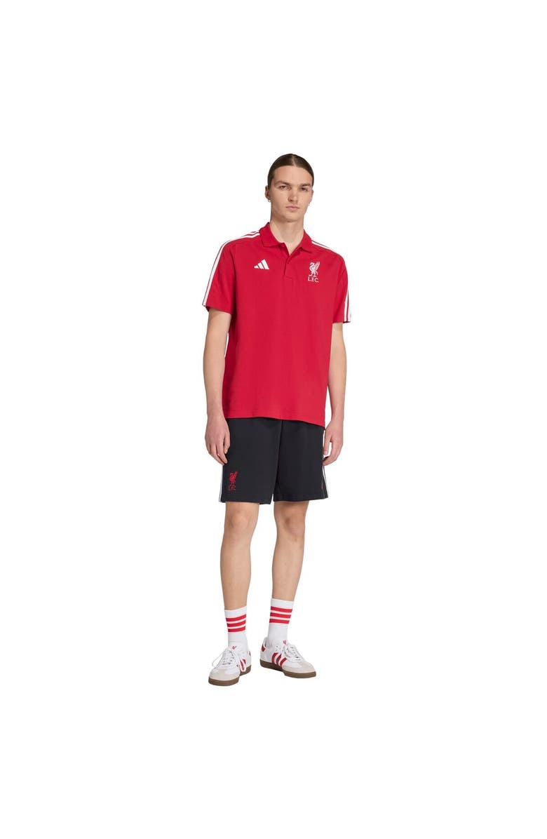 adidas Men's adidas Red Liverpool DNA Polo, Alternate, color, Red