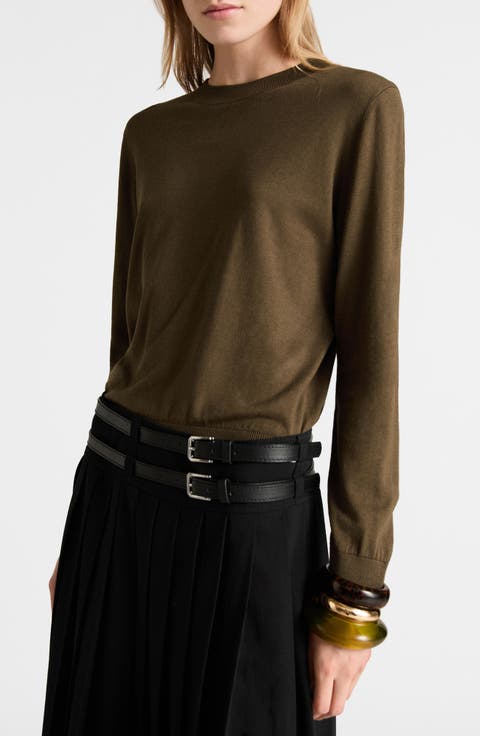 Jersey Long Sleeve Sweater