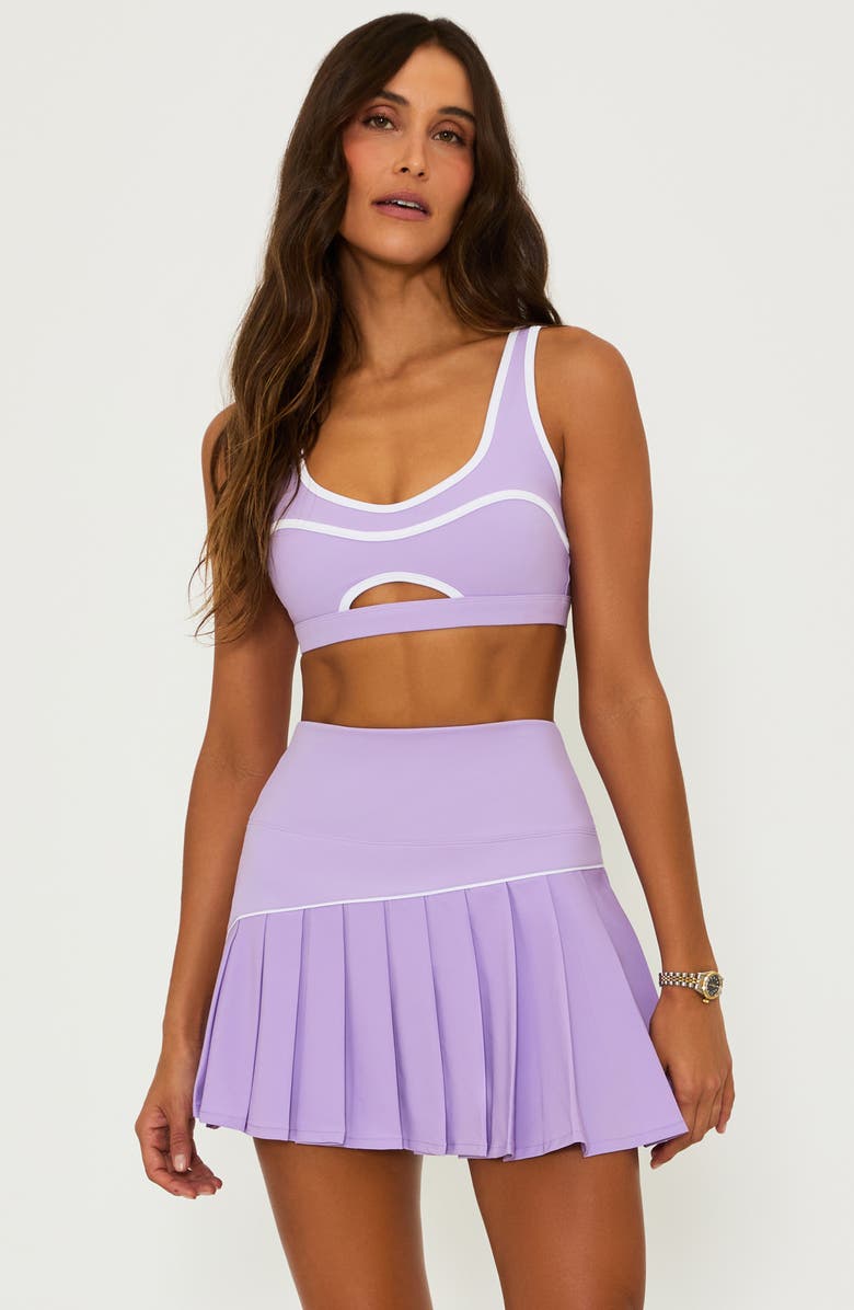 Beach Riot Moxie Sports Bra, Alternate, color, French Lavender