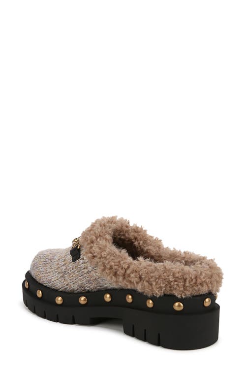 Circus Ny By Sam Edelman Annie Faux Shearling Lined Clog In Natural/nutmeg