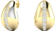 Everlee Diamond Cloud Lab Diamond Earrings in 14K Gold