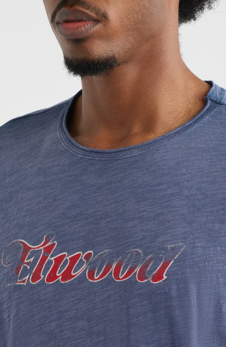 Elwood Cotton Graphic T-Shirt, Alternate, color, Blue
