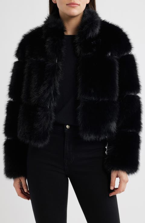 Chubby Crop Faux Fur Jacket