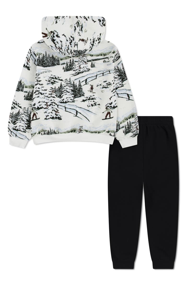 Jordan Kids' Brooklyn Fleece Holiday Hoodie & Joggers Set, Alternate, color, Sail