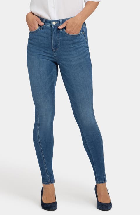 Ami Twist Seam High Waist Skinny Jeans