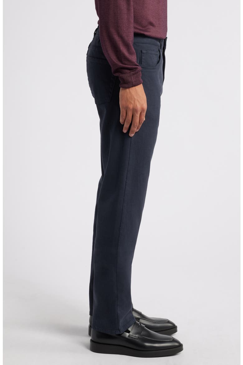 Trim Fit Stretch Denim Jeans, Alternate, color, DARK BLUE