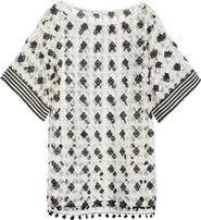 Ramy Brook Betsy Open Stitch Cover-Up Dress