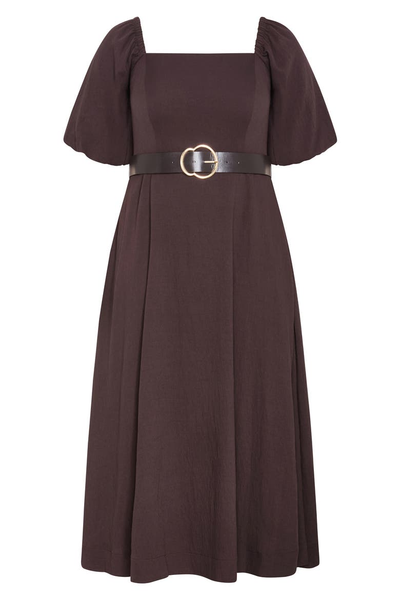 Collins Belted Maxi Dress, Alternate, color, CHOCOLATE