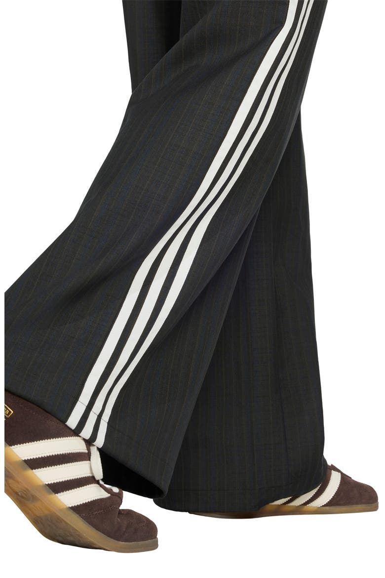 Loose Check Track Pants, Alternate, color, BLACK