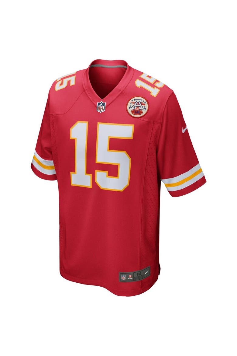 Men's Nike Patrick Mahomes Red Kansas City Chiefs Game Jersey, Alternate, color, Red