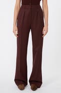 Max Mara Pleated Virgin Wool Twill Pants
