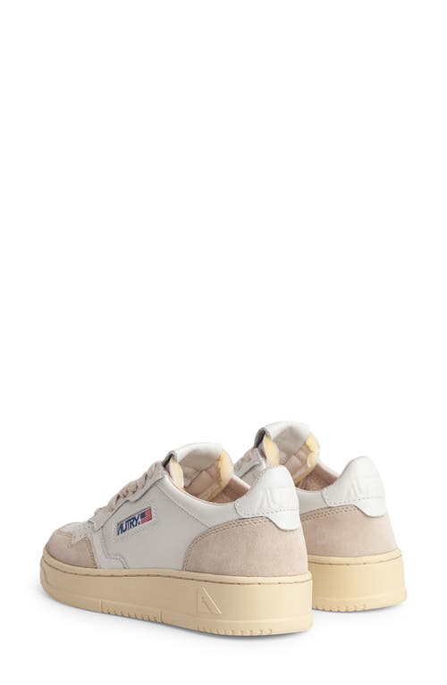 Autry Medalist Low-top Sneakers With Goat Leather In White
