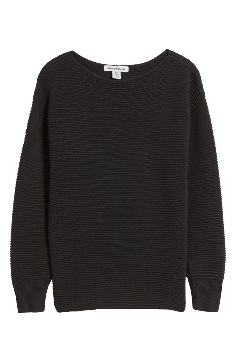 Tommy Bahama Bonita Sequin Rib Cotton Blend Sweater, Alternate, color, 