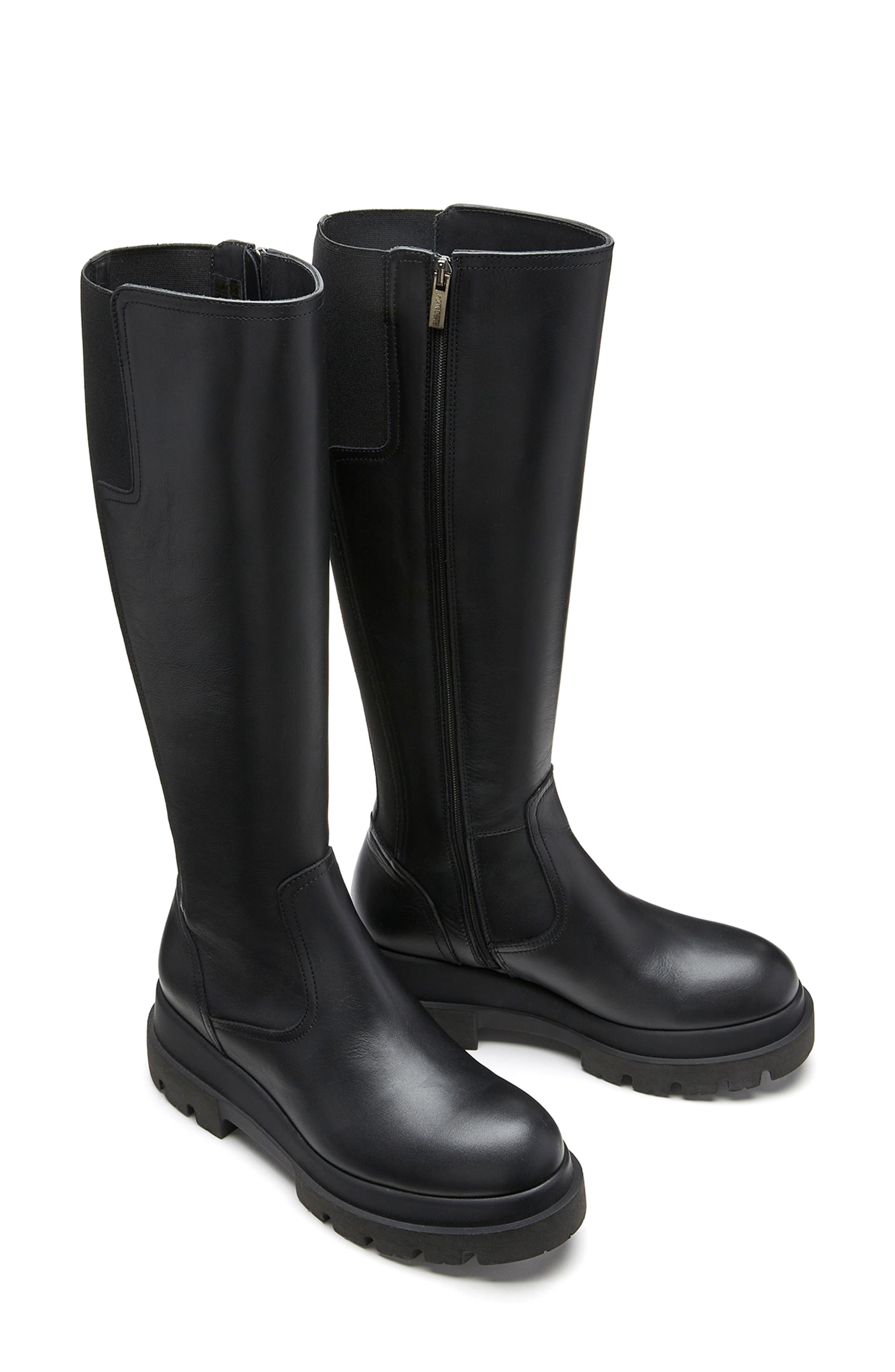 La Canadienne Boden City Dry<sup>™</sup> Waterproof Knee High Boot, Alternate, color, Black Leather