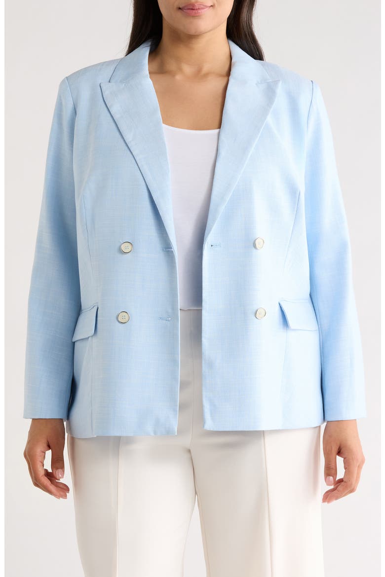 Double Breasted Jacket, Main, color, SKY