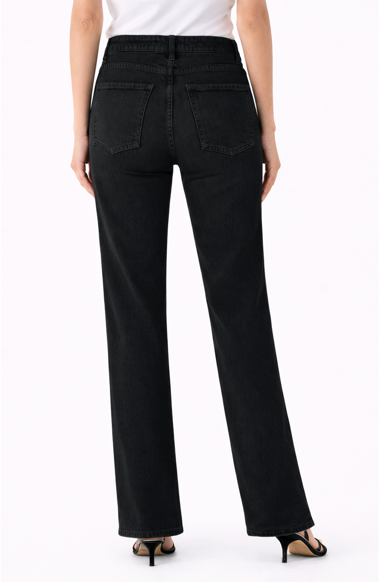 Fidelity Denim Katie Trouser High Rise, Alternate, color, Jett Black