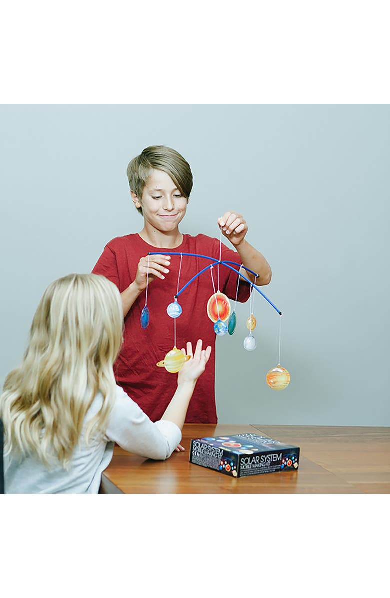 4M Solar System Model Making Kit 3D Planet Mobile, Alternate, color, Multicolored