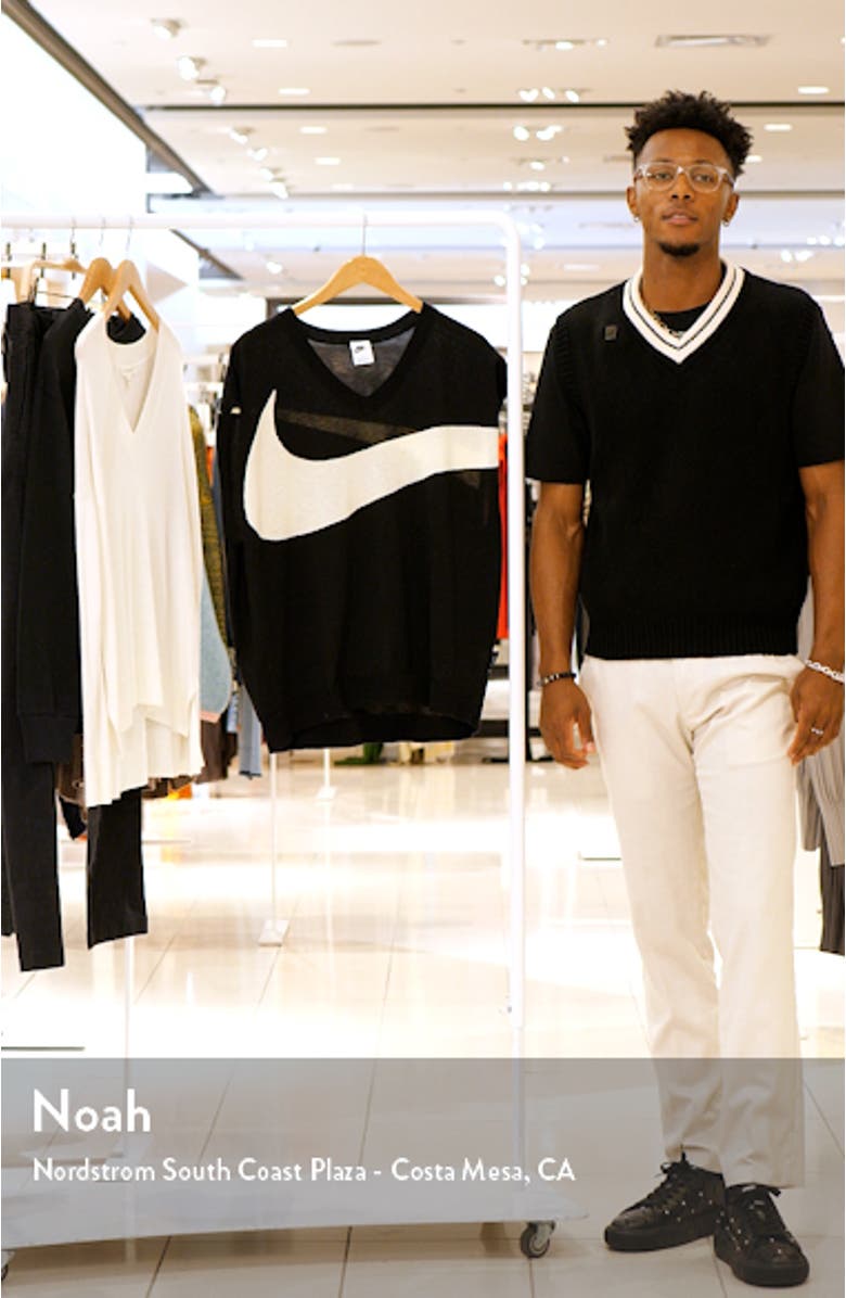 Swoosh Graphic Sweater Vest, sales video thumbnail