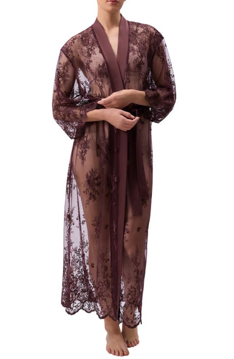Darling Sheer Lace Robe