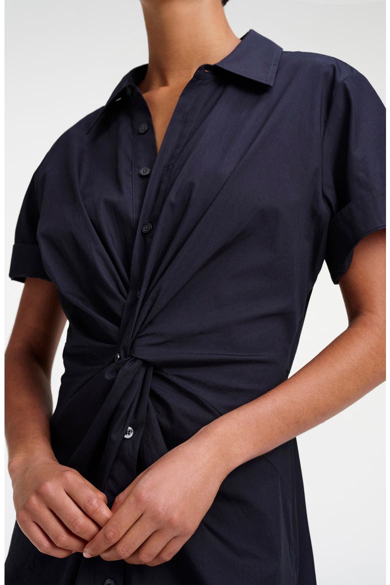 Ana Twist Waist Shirtdress, Alternate, color, EVENING BLUE