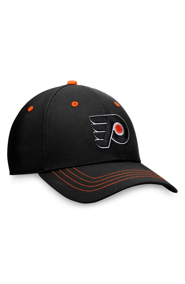 FANATICS Men's Fanatics Branded Black Philadelphia Flyers Authentic Pro Rink Flex Hat, Alternate, color,