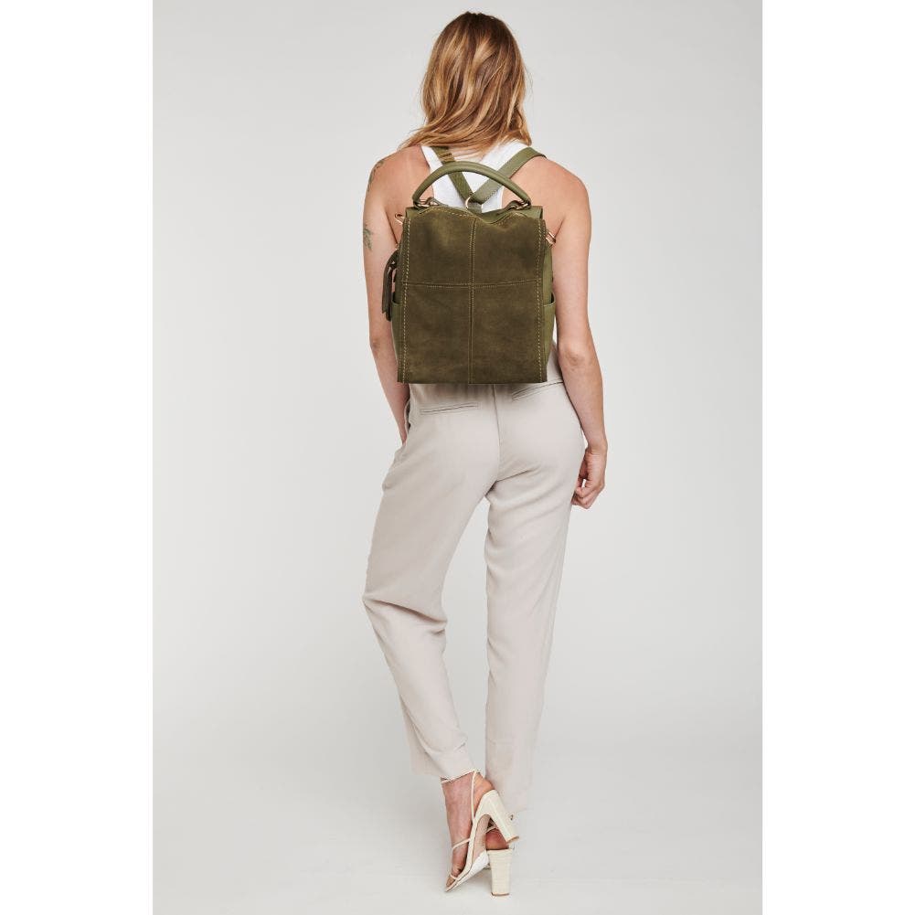 MODA LUXE Brette Backpack, Alternate, color, Olive