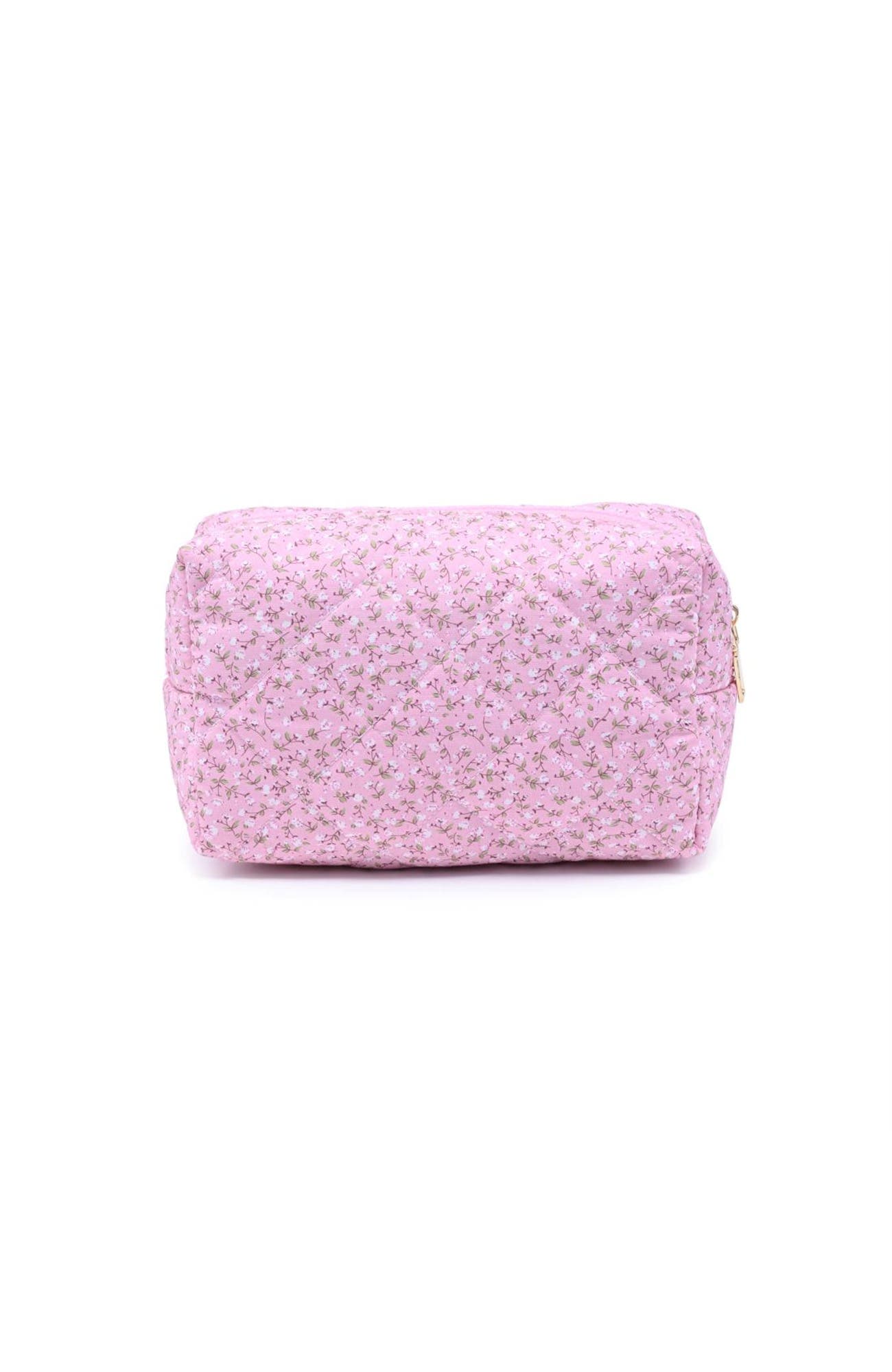 Garden Glow Cosmetic & Travel Organizer Pouch, Alternate, color, Dusty Rose Floral