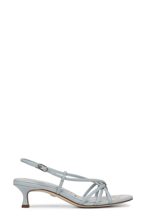 Sam Edelman Cressa Slingback Kitten Heel Sandal In Cape Blue