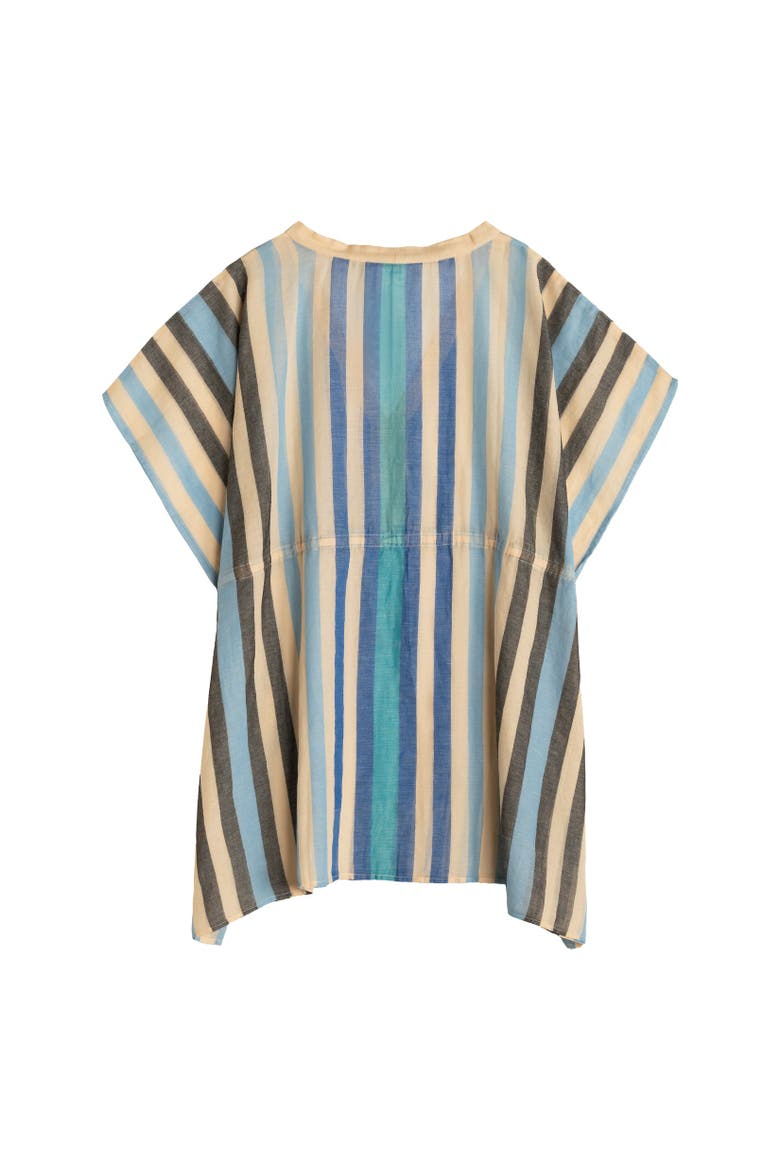 Cabana Stripe Caftan, Alternate, color, Ultramarine
