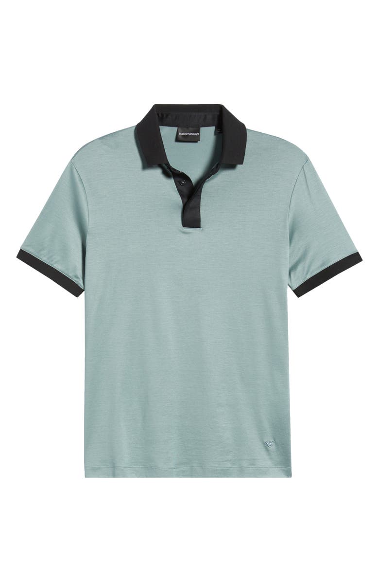 Emporio Armani Short Sleeve Ringer T-shirt, Alternate, color, Multi