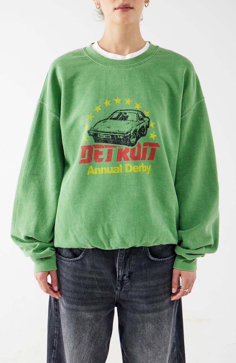 BDG Urban Outfitters Detroit Cotton Blend Graphic Sweatshirt, Main, color,