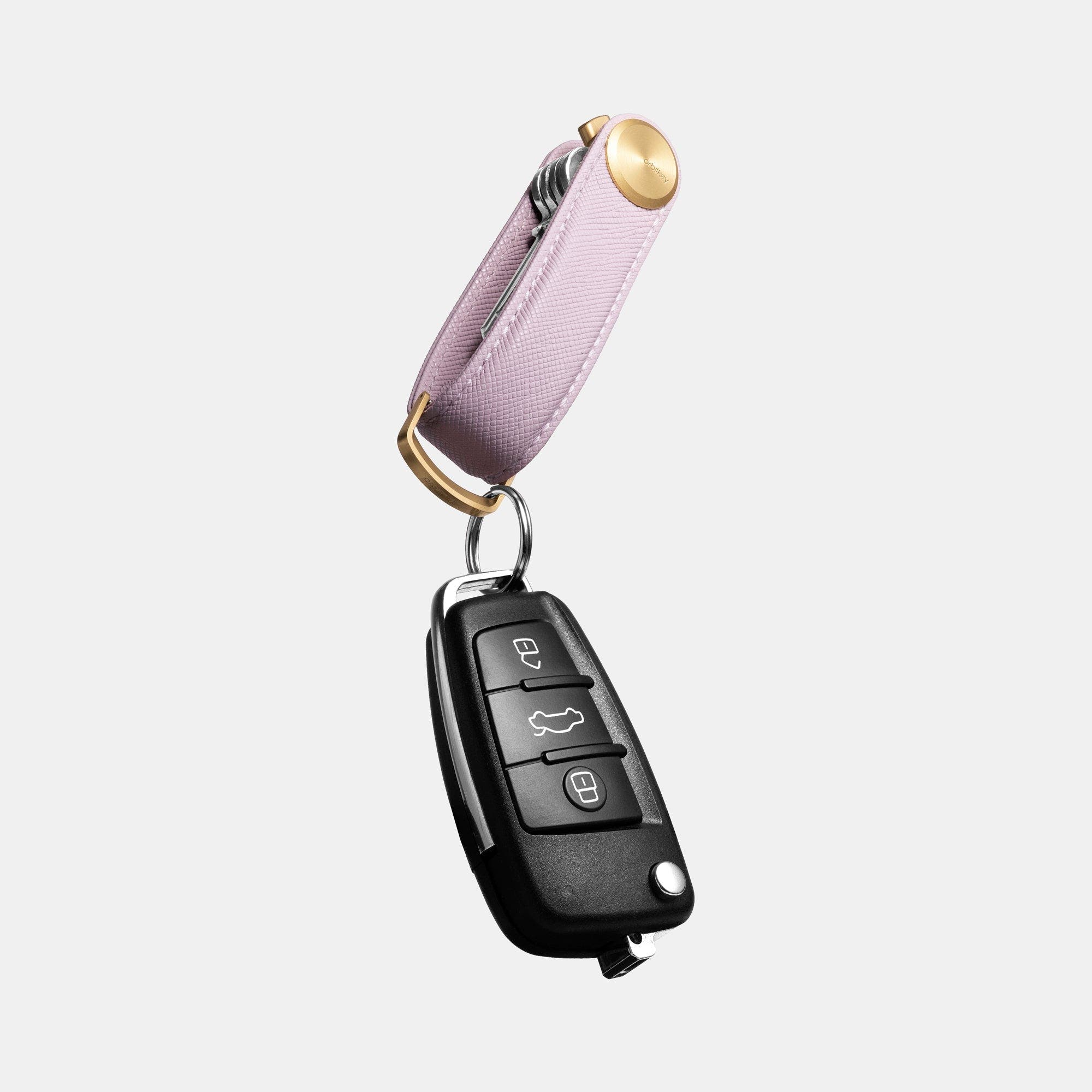 Orbitkey Pro Saffiano Leather Key Organiser, Alternate, color, Lilac