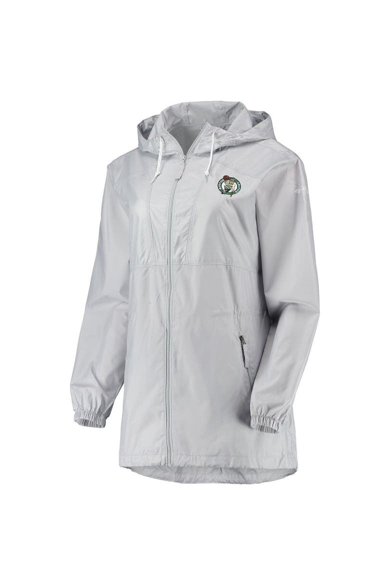 Women's Columbia Gray Boston Celtics Flashback Full-Zip Jacket, Alternate, color, Gray