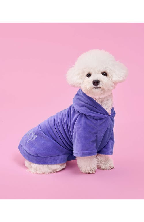 Juicy Couture Velour Dog Tracksuit In Royal Purple