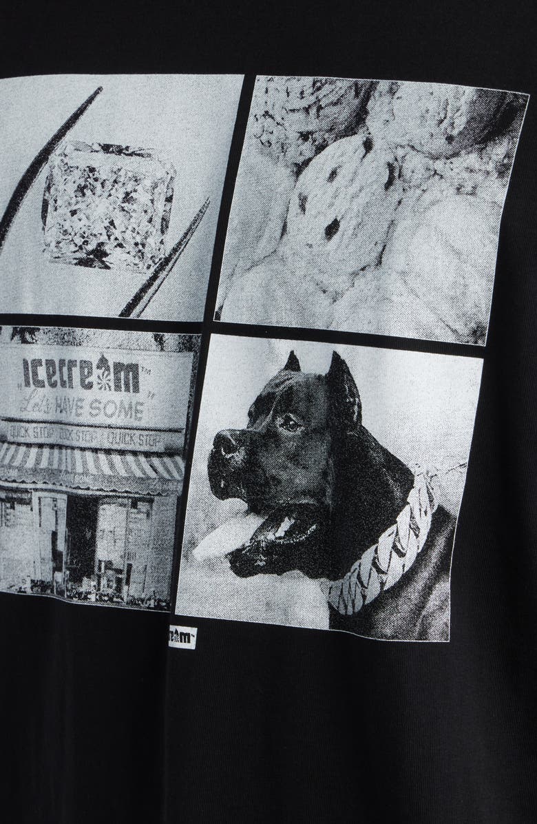 ICECREAM Good for Health Graphic T-Shirt, Alternate, color, Black